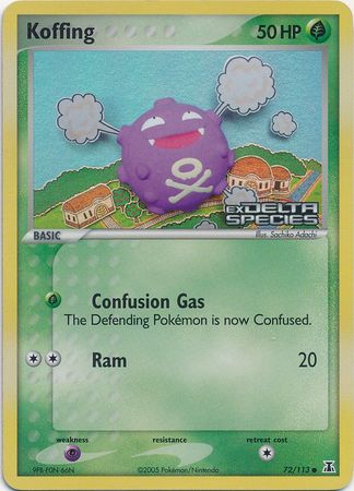 Koffing (72/113) (Stamped) [EX: Delta Species] | Cracking-Singles