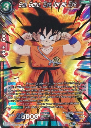 Son Goku, Eye for an Eye [BT12-005] | Cracking-Singles