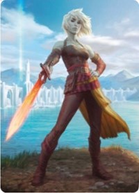 Nahiri, Heir of the Ancients 1 Art Card [Zendikar Rising Art Series] | Cracking-Singles