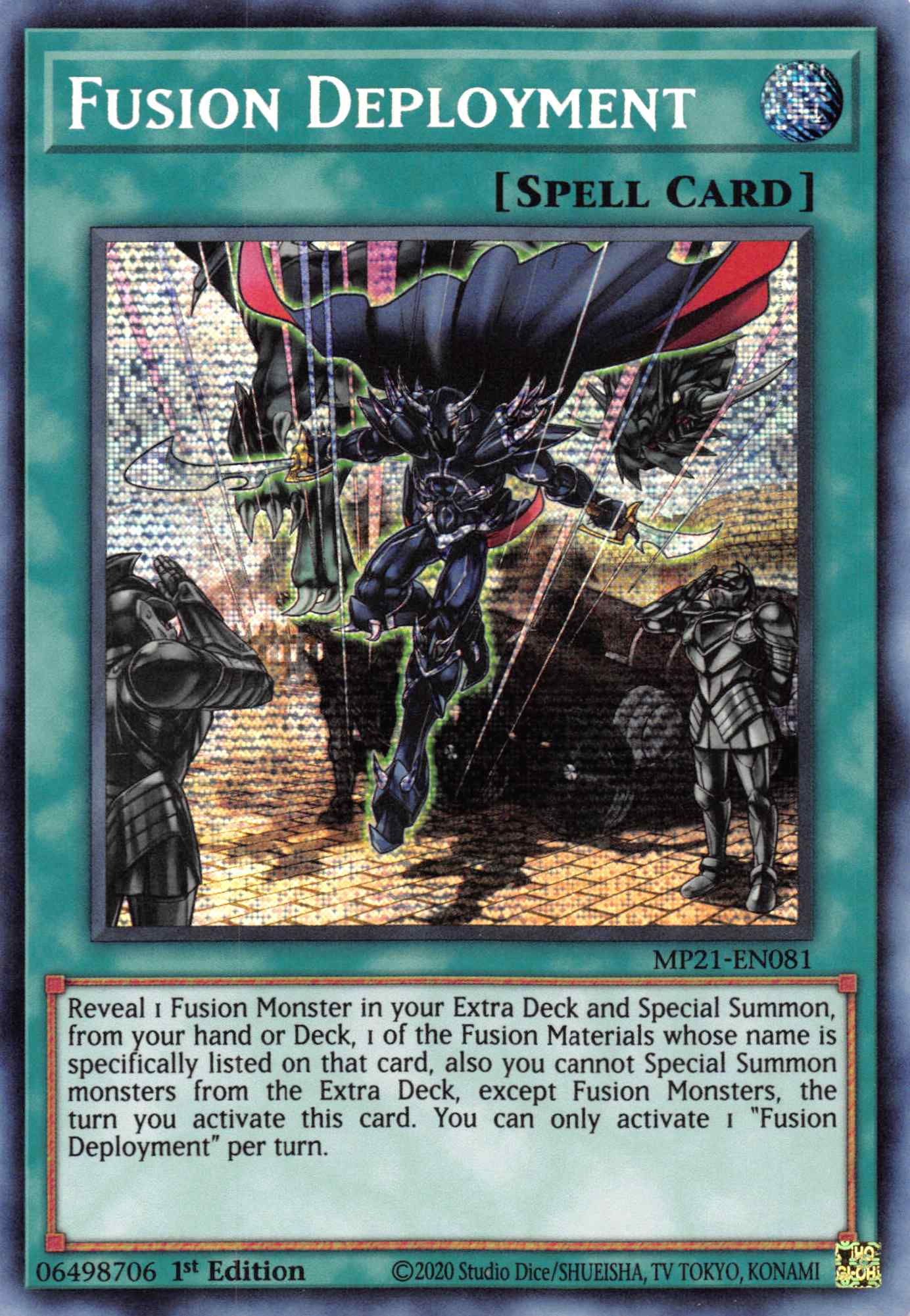 Fusion Deployment [MP21-EN081] Prismatic Secret Rare | Cracking-Singles