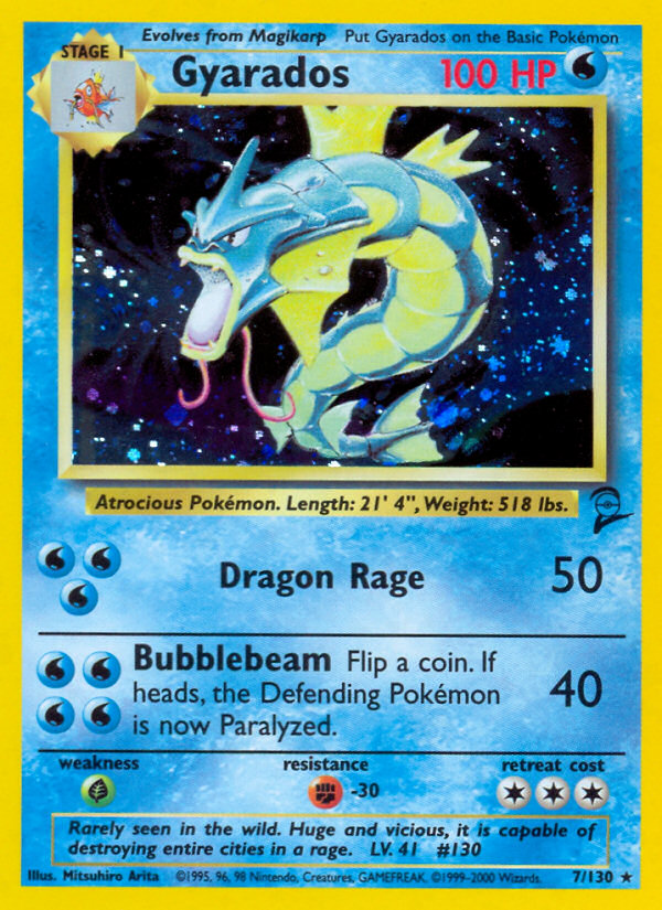 Gyarados (7/130) [Base Set 2] | Cracking-Singles