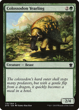 Colossodon Yearling [Dragons of Tarkir] | Cracking-Singles