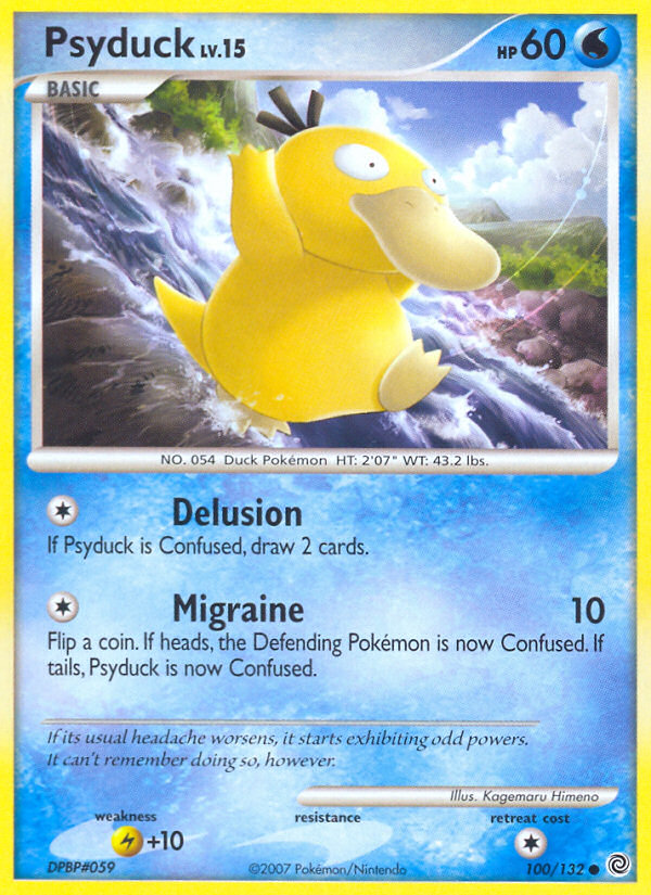 Psyduck (100/132) [Diamond & Pearl: Secret Wonders] | Cracking-Singles