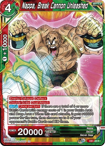 Nappa, Break Cannon Unleashed (EB1-58) [Battle Evolution Booster] | Cracking-Singles