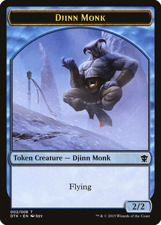 Djinn Monk Token [Dragons of Tarkir Tokens] | Cracking-Singles