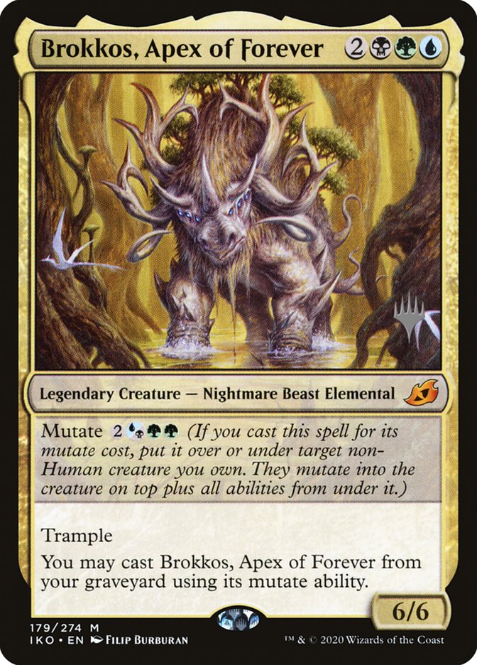 Brokkos, Apex of Forever (Promo Pack) [Ikoria: Lair of Behemoths Promos] | Cracking-Singles