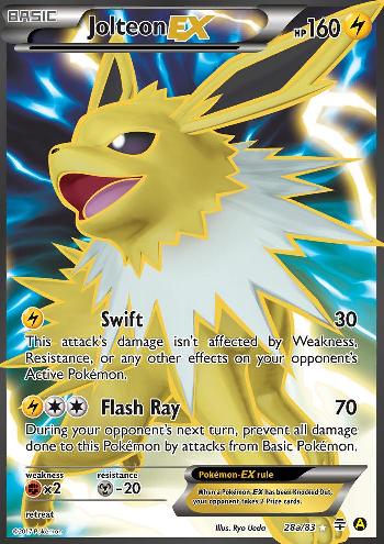 Jolteon EX (28a/83) (Alternate Art Promo) [XY: Generations] | Cracking-Singles