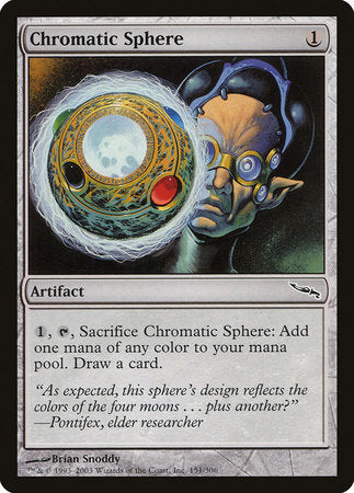 Chromatic Sphere [Mirrodin] | Cracking-Singles