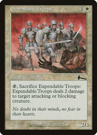 Expendable Troops [Urza's Legacy] | Cracking-Singles