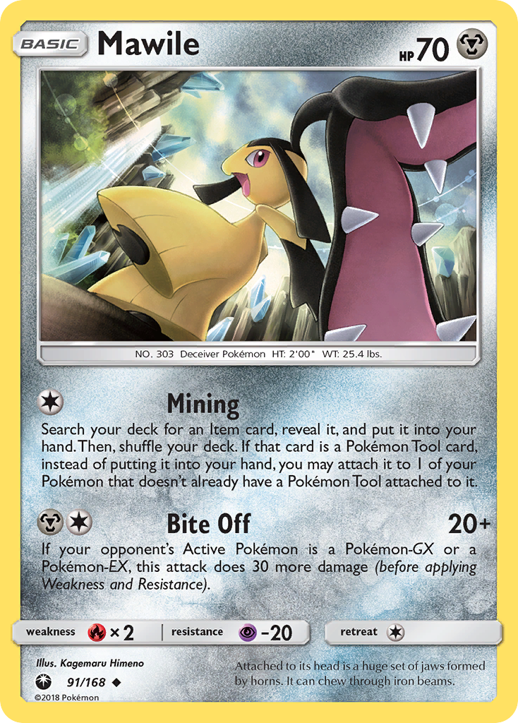 Mawile (91/168) [Sun & Moon: Celestial Storm] | Cracking-Singles