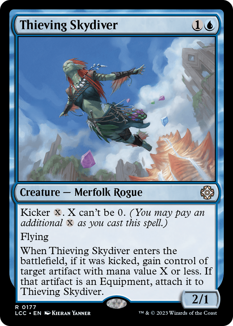 Thieving Skydiver [The Lost Caverns of Ixalan Commander] | Cracking-Singles