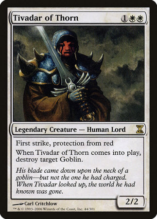 Tivadar of Thorn [Time Spiral] | Cracking-Singles