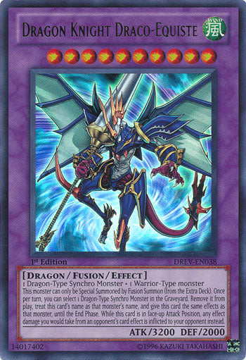 Dragon Knight Draco-Equiste [DREV-EN038] Ultra Rare | Cracking-Singles