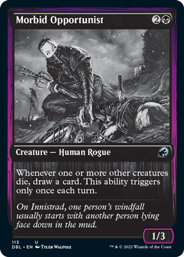 Morbid Opportunist [Innistrad: Double Feature] | Cracking-Singles