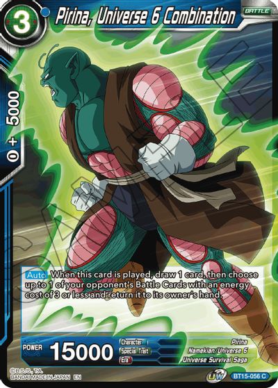 Pirina, Universe 6 Combination [BT15-056] | Cracking-Singles