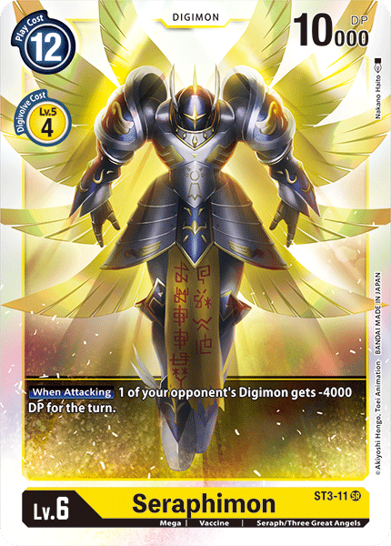 Seraphimon [ST3-11] [Starter Deck: Heaven's Yellow] | Cracking-Singles