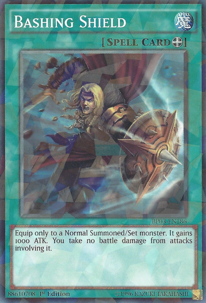 Bashing Shield [BP03-EN186] Shatterfoil Rare | Cracking-Singles