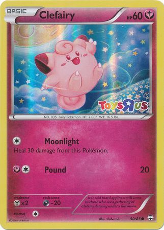 Clefairy (50/83) (Toys R Us Promo) [XY: Generations] | Cracking-Singles