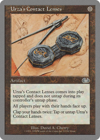 Urza's Contact Lenses [Unglued] | Cracking-Singles