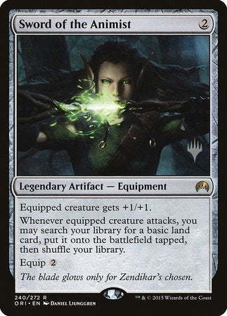 Sword of the Animist [Magic Origins Promos] | Cracking-Singles