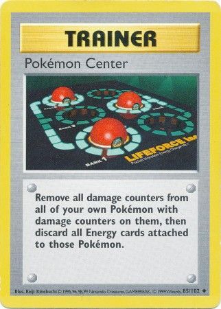 Pokemon Center (85/102) [Base Set Shadowless Unlimited] | Cracking-Singles