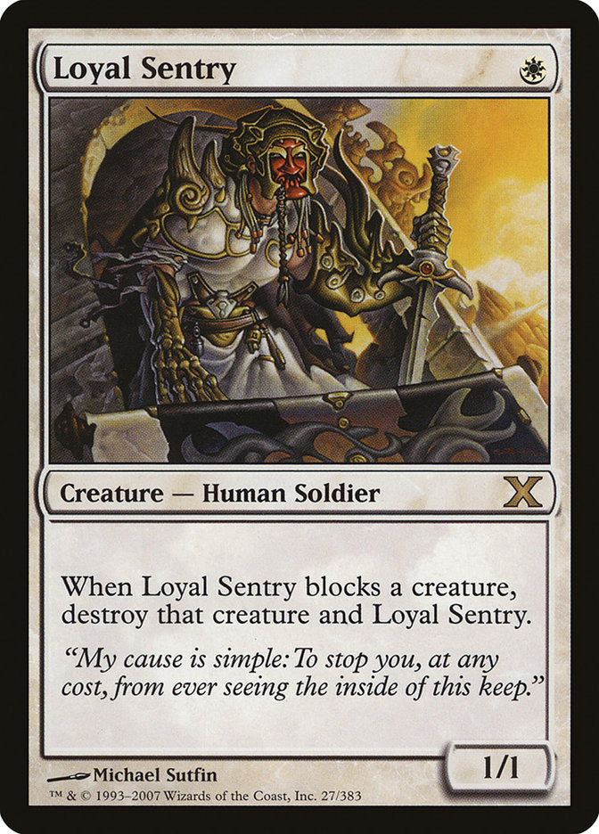 Loyal Sentry [Tenth Edition] | Cracking-Singles