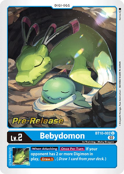 Bebydomon [BT10-002] [Xros Encounter Pre-Release Cards] | Cracking-Singles