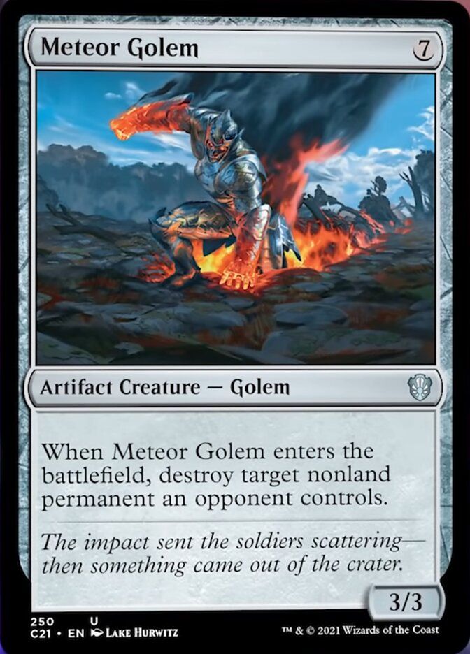 Meteor Golem [Commander 2021] | Cracking-Singles