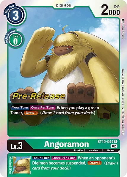 Angoramon [BT10-044] [Xros Encounter Pre-Release Cards] | Cracking-Singles