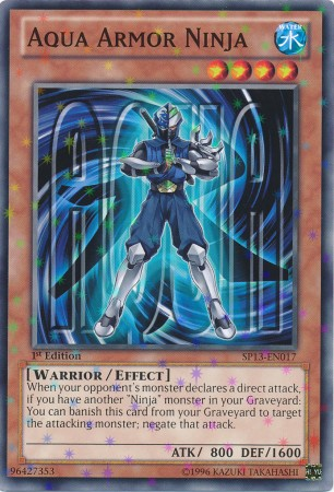 Aqua Armor Ninja [SP13-EN017] Starfoil Rare | Cracking-Singles