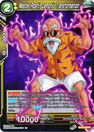 Master Roshi, Demonic Transformation [BT11-101] | Cracking-Singles