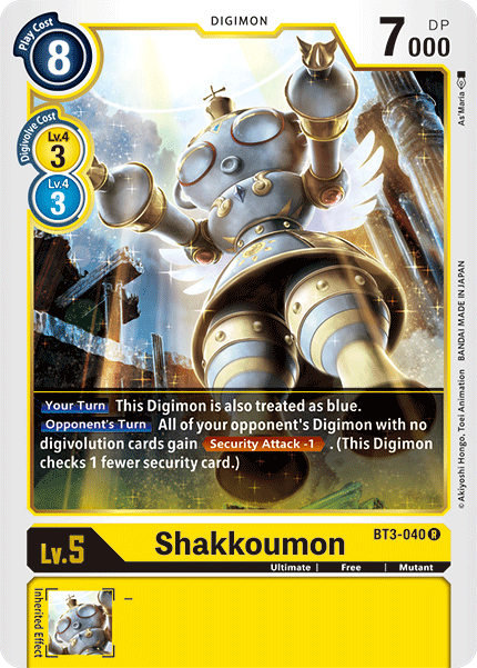 Shakkoumon [BT3-040] [Release Special Booster Ver.1.5] | Cracking-Singles