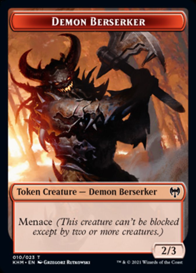 Demon Berserker Token [Kaldheim] | Cracking-Singles