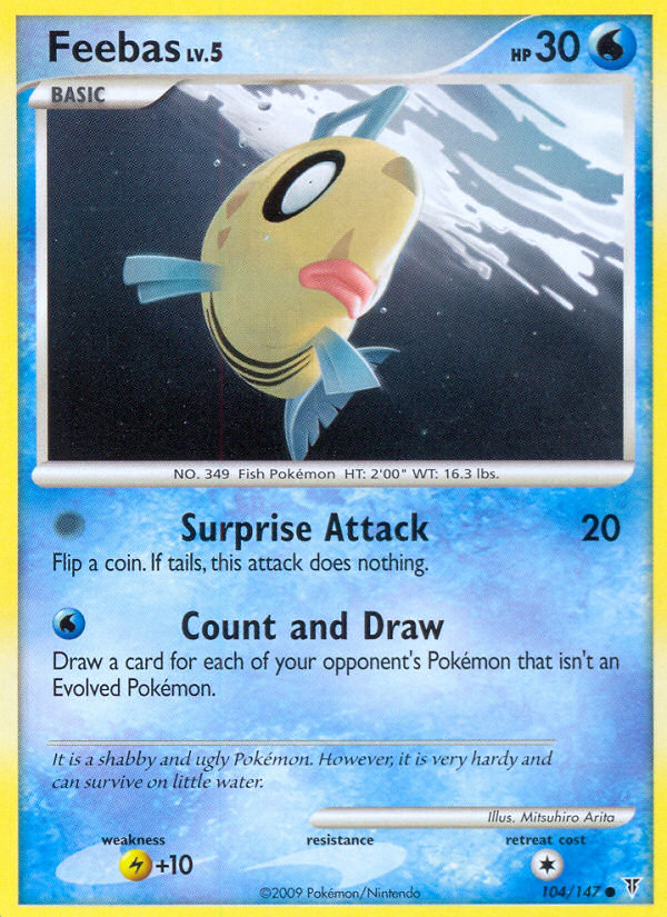 Feebas (104/147) [Platinum: Supreme Victors] | Cracking-Singles