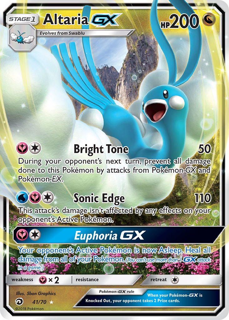 Altaria GX (41/70) [Sun & Moon: Dragon Majesty] | Cracking-Singles