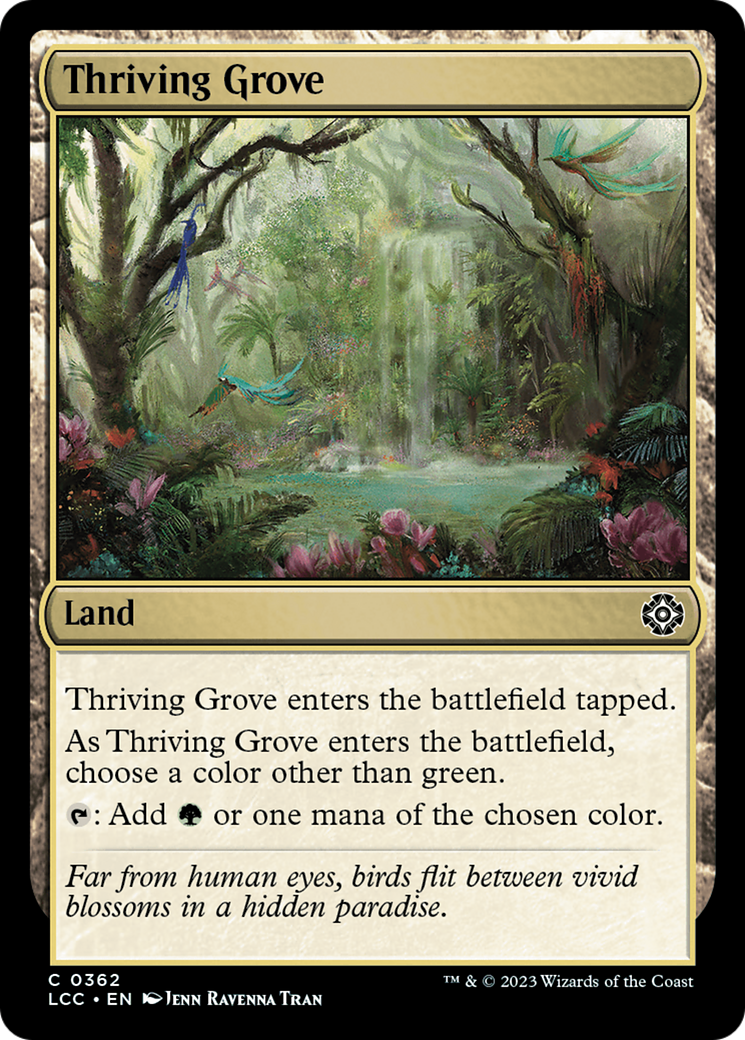 Thriving Grove [The Lost Caverns of Ixalan Commander] | Cracking-Singles