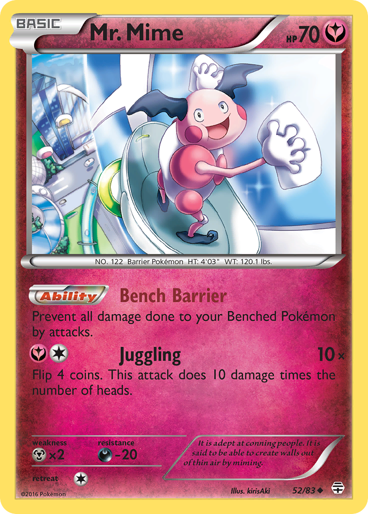 Mr. Mime (52/83) [XY: Generations] | Cracking-Singles