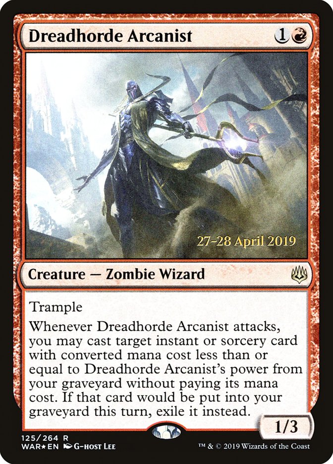 Dreadhorde Arcanist  [War of the Spark Prerelease Promos] | Cracking-Singles