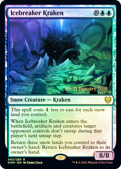 Icebreaker Kraken  [Kaldheim Prerelease Promos] | Cracking-Singles