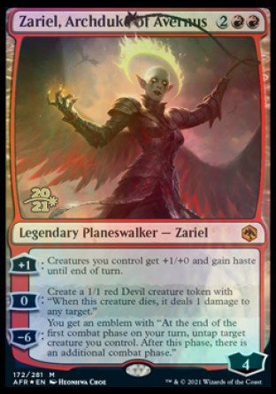 Zariel, Archduke of Avernus [Dungeons & Dragons: Adventures in the Forgotten Realms Prerelease Promos] | Cracking-Singles