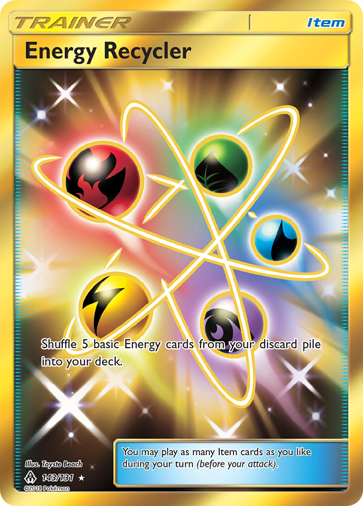 Energy Recycler (143/131) [Sun & Moon: Forbidden Light] | Cracking-Singles