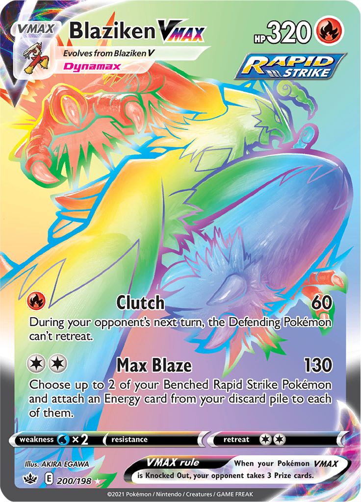 Blaziken VMAX (200/198) [Sword & Shield: Chilling Reign] | Cracking-Singles