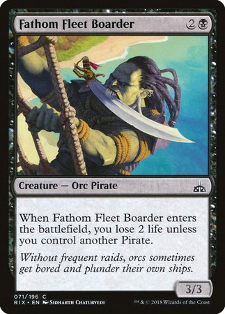 Fathom Fleet Boarder [Rivals of Ixalan] | Cracking-Singles