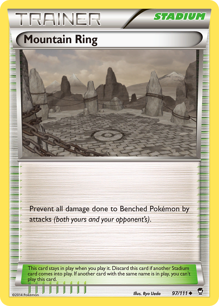 Mountain Ring (97/111) [XY: Furious Fists] | Cracking-Singles