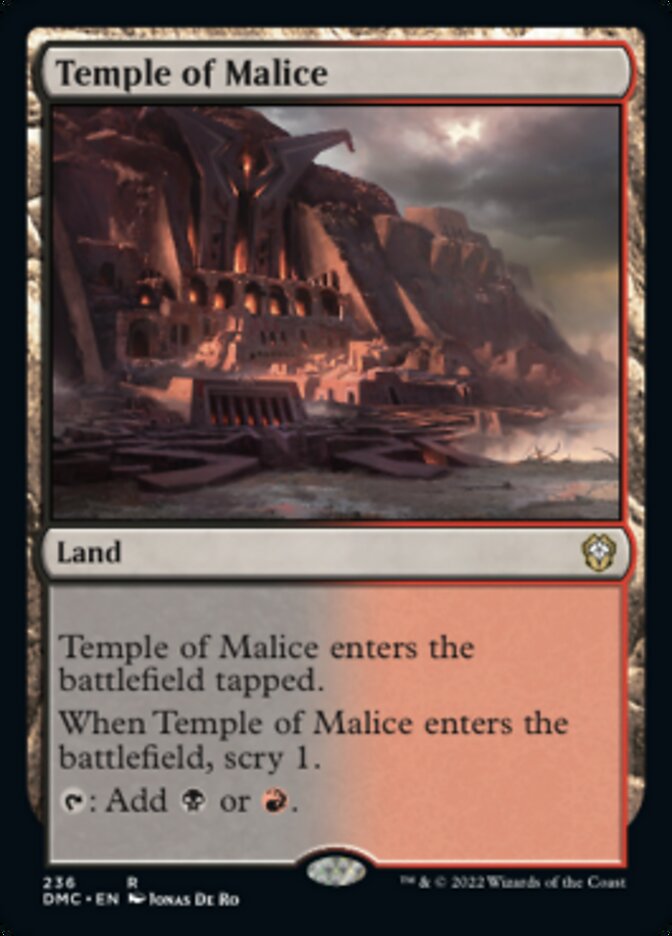 Temple of Malice [Dominaria United Commander] | Cracking-Singles