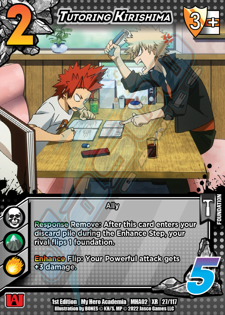 Tutoring Kirishima [Crimson Rampage XR] | Cracking-Singles