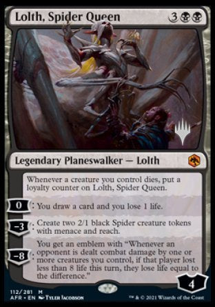 Lolth, Spider Queen (Promo Pack) [Dungeons & Dragons: Adventures in the Forgotten Realms Promos] | Cracking-Singles