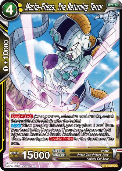 Mecha-Frieza, The Returning Terror (Reprint) (BT1-090) [Battle Evolution Booster] | Cracking-Singles