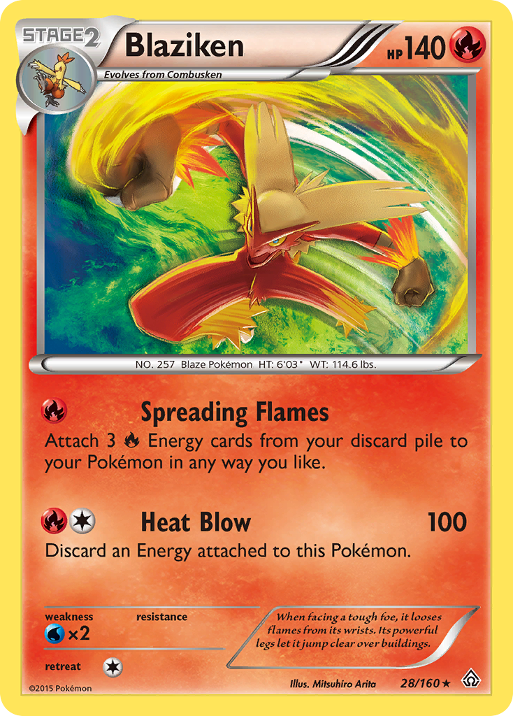 Blaziken (28/160) [XY: Primal Clash] | Cracking-Singles