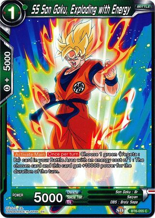 SS Son Goku, Exploding with Energy [BT6-055] | Cracking-Singles